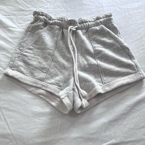 Abercrombie & Fitch Women's Light Gray Athletic Shorts